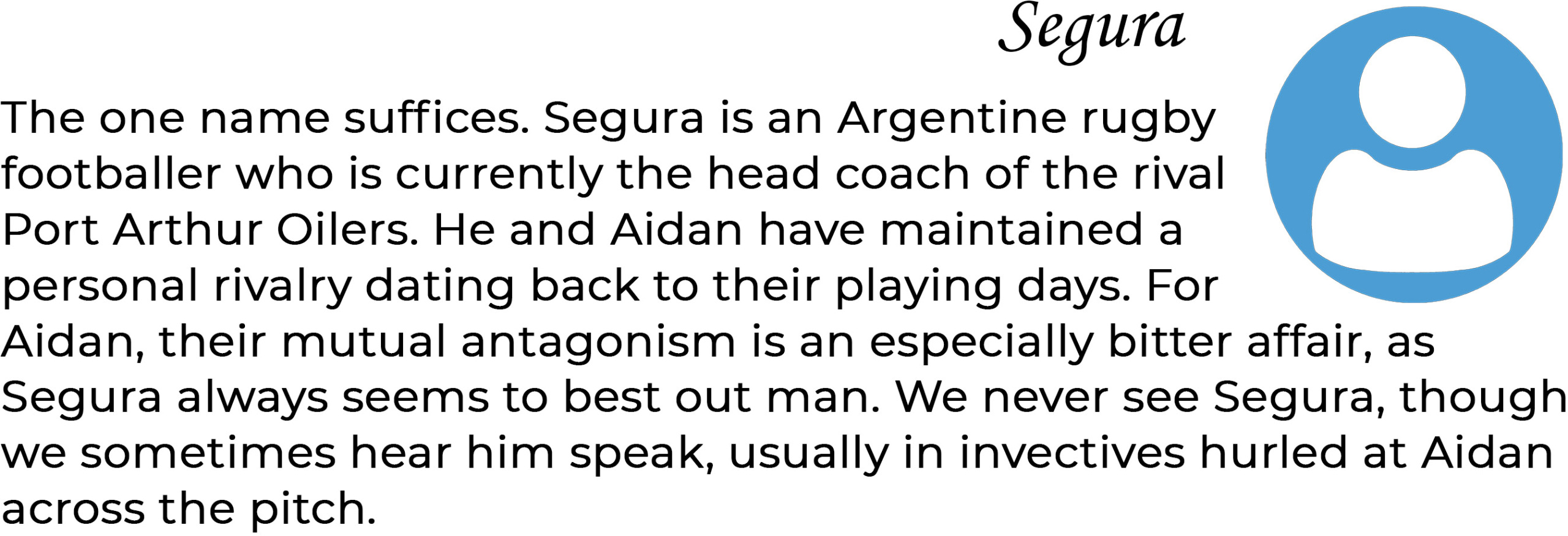 Introduction of the players 